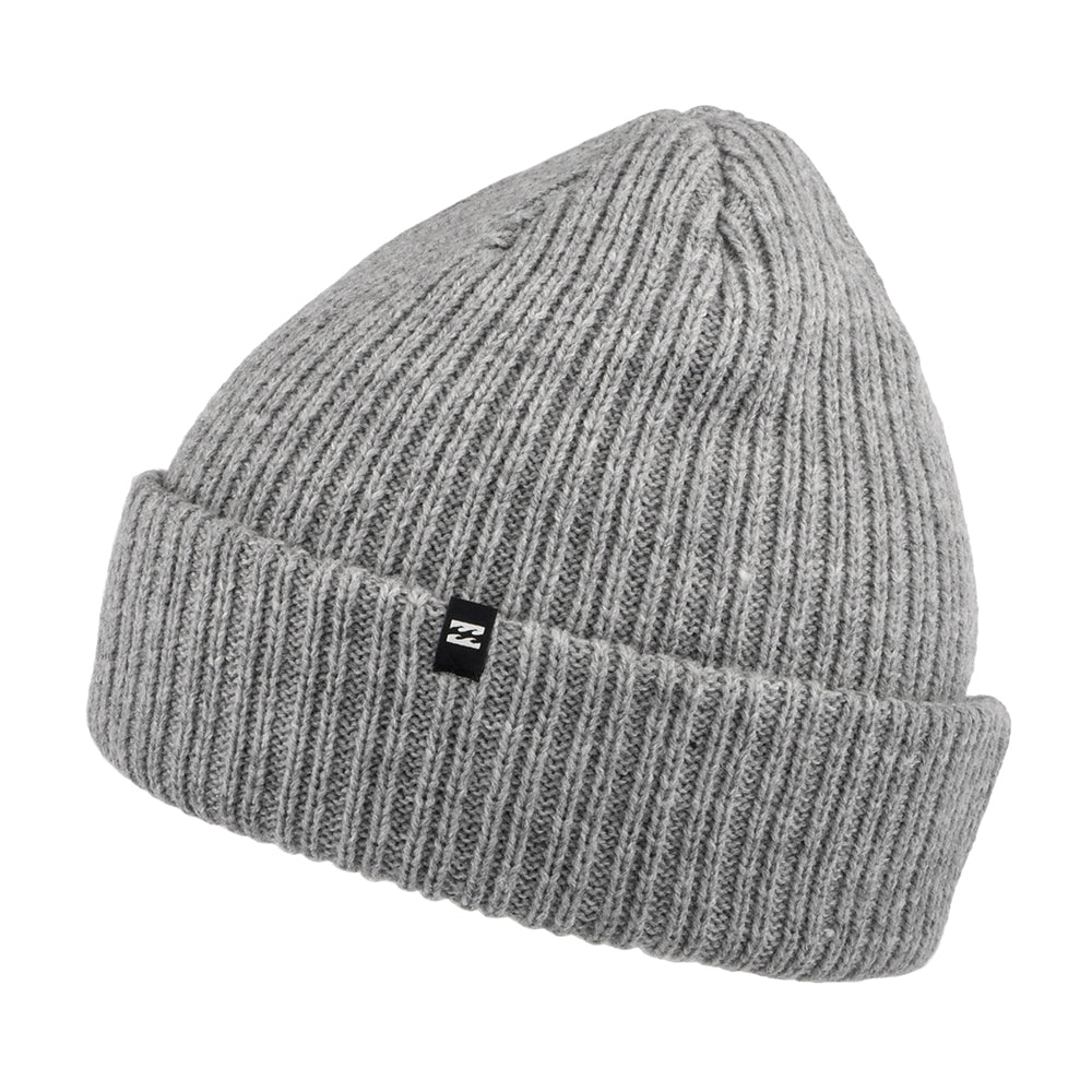 Gorro Beanie Arcade con vuelta de Billabong - Gris Jaspeado