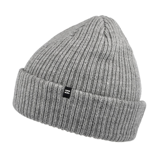 Gorro Beanie Arcade con vuelta de Billabong - Gris Jaspeado