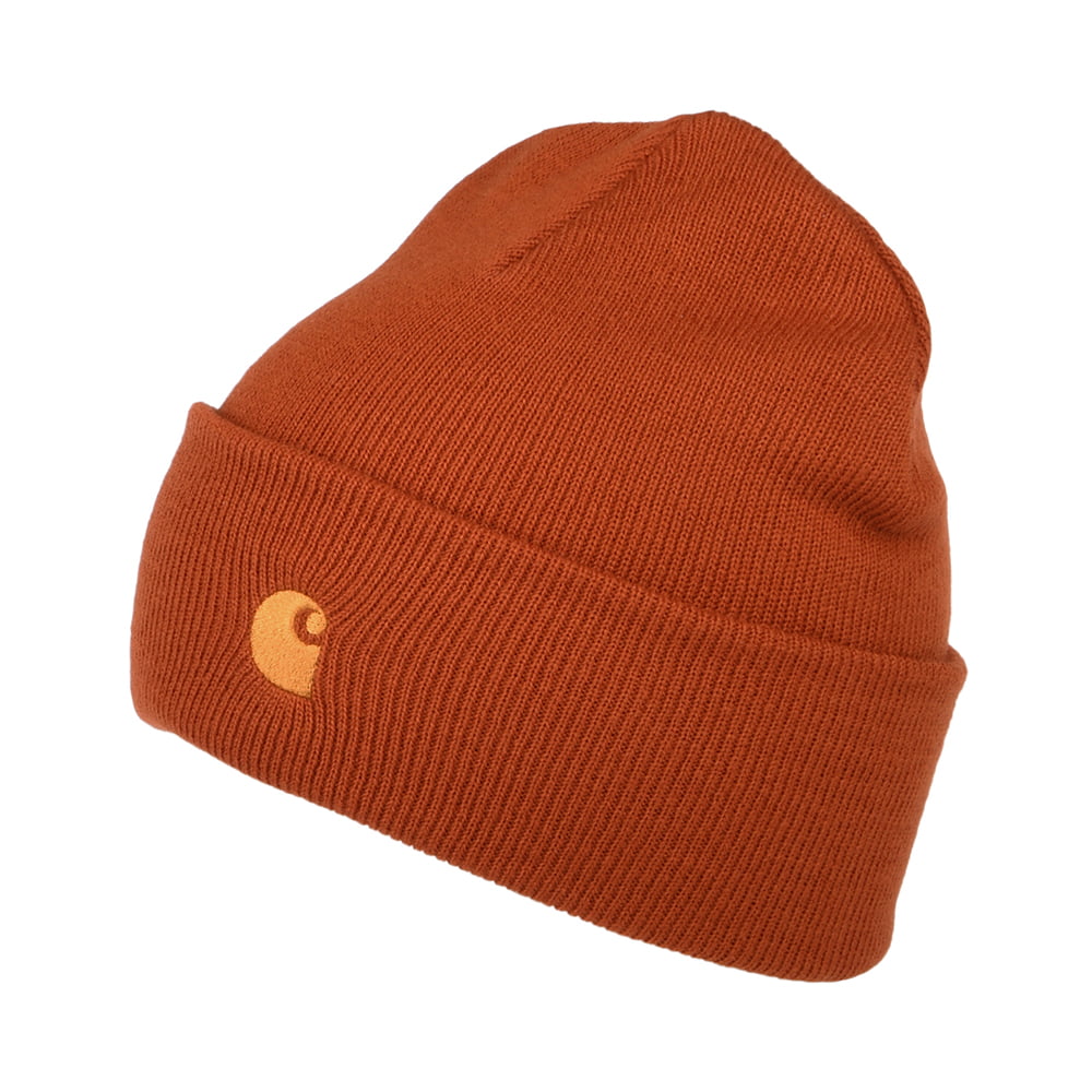 Gorro Beanie Chase con vuelta de Carhartt WIP - Ocre