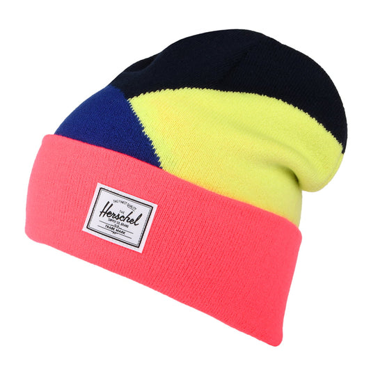 Gorro Beanie Elmer de Herschel Supply Co. - Azul Marino-Rosa
