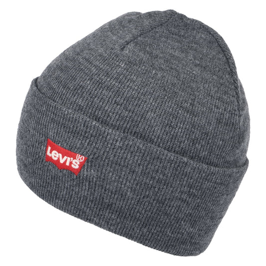 Gorro Beanie Red Batwing Embroidery Slouchy de Levi's - Gris