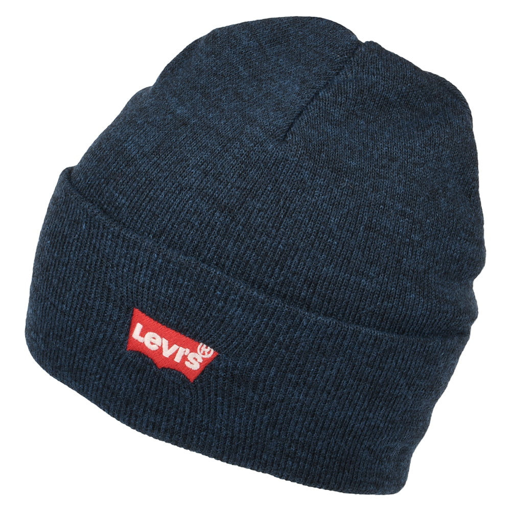Gorro Beanie Red Batwing Embroidery Slouchy de Levi's - Azul Marino
