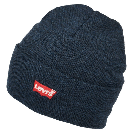 Gorro Beanie Red Batwing Embroidery Slouchy de Levi's - Azul Marino