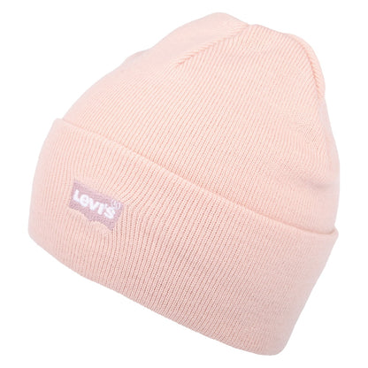 Gorro Beanie Tonal Batwing Embroidery Slouchy de Levi's - Rosa