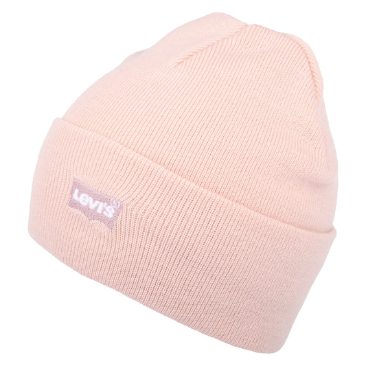 Gorro Beanie Tonal Batwing Embroidery Slouchy de Levi's - Rosa