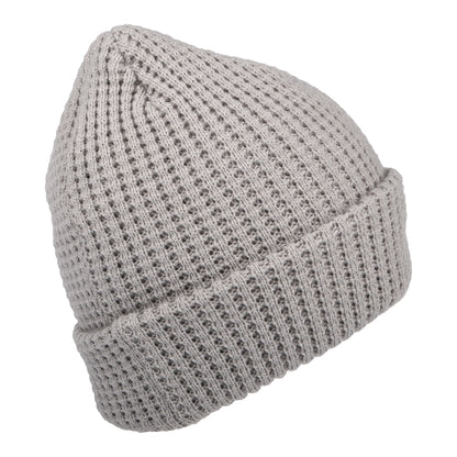 Gorro Beanie con vuelta NBA Team Waffle Knit L.A. Lakers de New Era - Gris