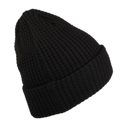 Gorro Beanie con vuelta NFL Team Waffle Knit Las Vegas Raiders de New Era - Negro