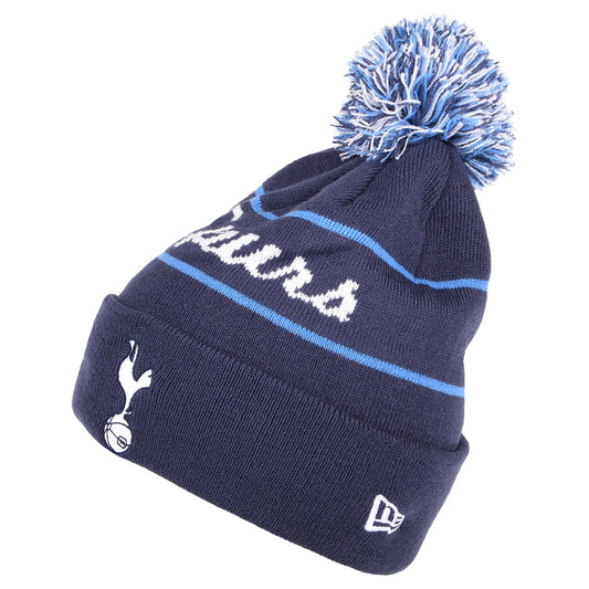 Gorro con pompón Vuelta Tejida Wordmark Tottenham Hotspur F.C. de New Era - Azul Marino