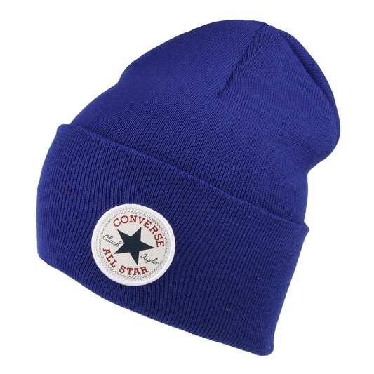 Gorro Beanie Chuck Taylor de talle alto de Converse - Azul