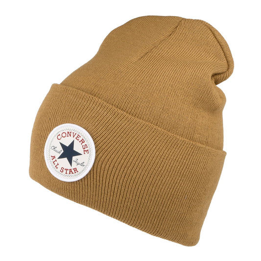 Gorro Beanie Chuck Taylor de talle alto de Converse - Trigo