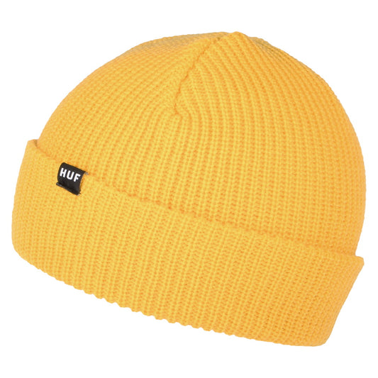 Gorro Beanie Usual pescador de HUF - Amarillo Canario