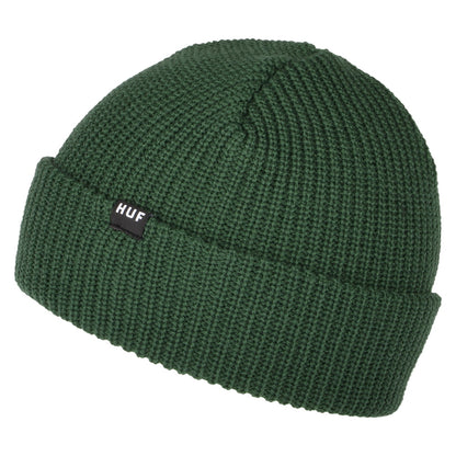 Gorro Beanie Usual pescador de HUF - Verde Oscuro