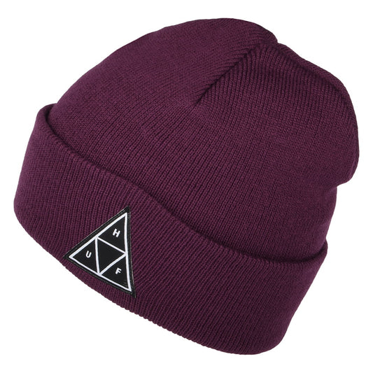 Gorro Beanie Triple Triangle II de HUF - Berenjena