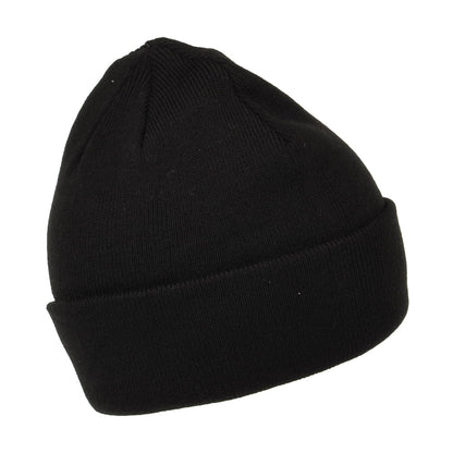 Gorro Beanie Icon con vuelta de Hurley - Negro
