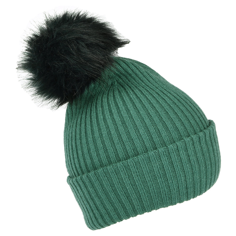 Gorro con pompón Kenzie con pompón sintético de Barts - Bosque