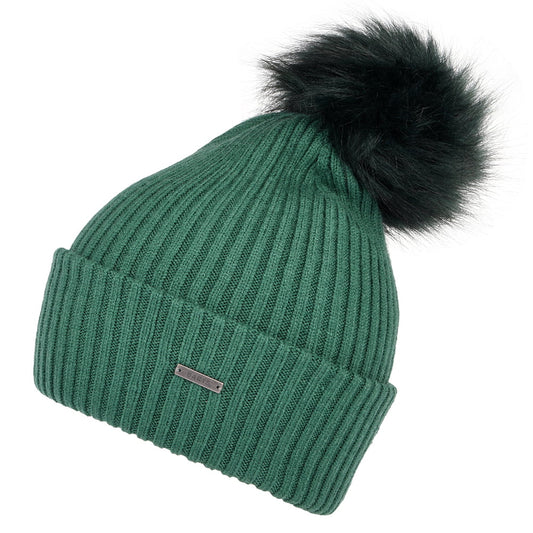 Gorro con pompón Kenzie con pompón sintético de Barts - Bosque