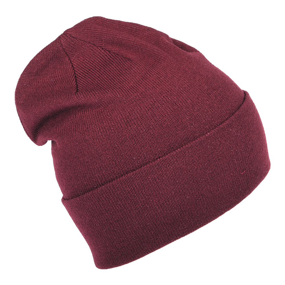 Gorro Beanie Basic de Lyle & Scott - Burdeos