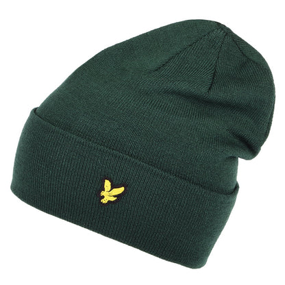 Gorro Beanie Basic de Lyle & Scott - Verde Oscuro