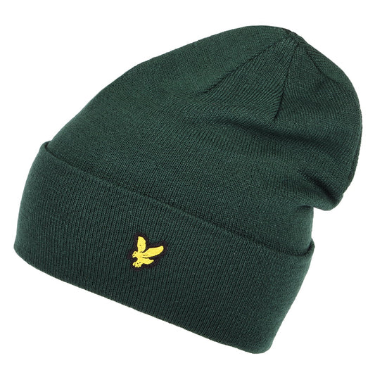 Gorro Beanie Basic de Lyle & Scott - Verde Oscuro