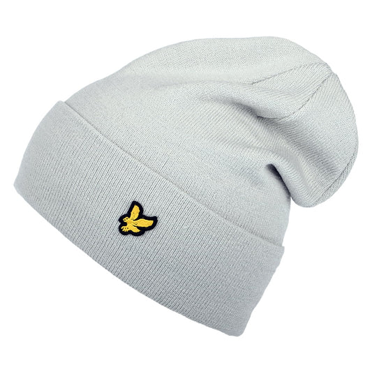 Gorro Beanie Basic de Lyle & Scott - Gris Jaspeado