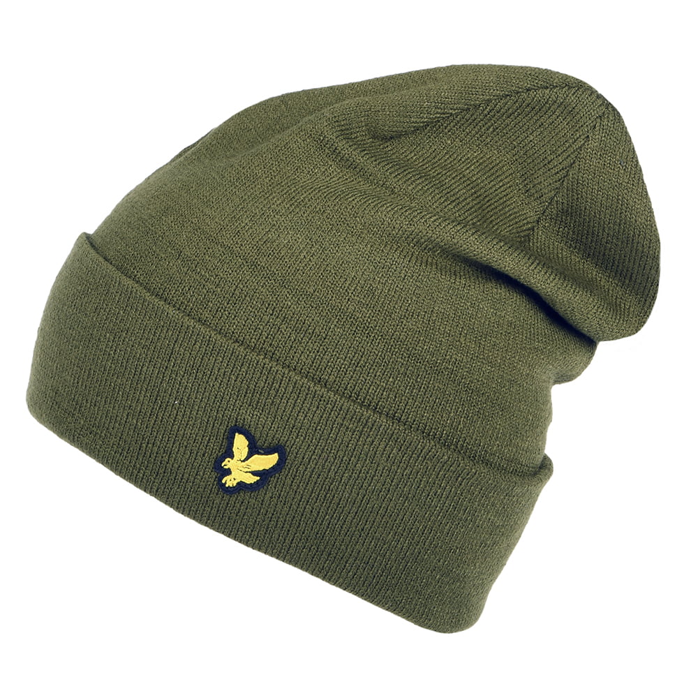 Gorro Beanie Basic de Lyle & Scott - Verde Oliva
