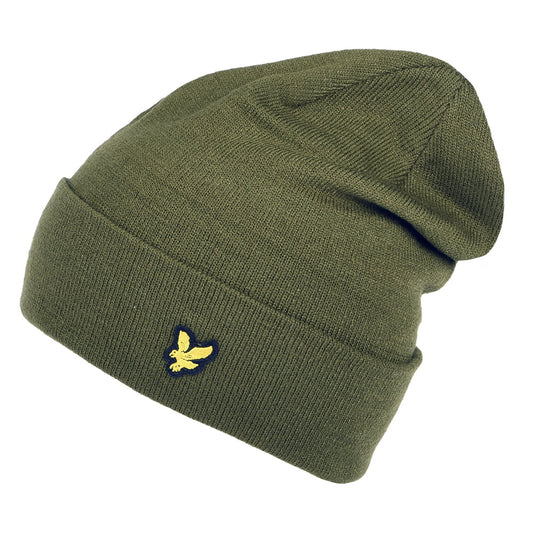 Gorro Beanie Basic de Lyle & Scott - Verde Oliva