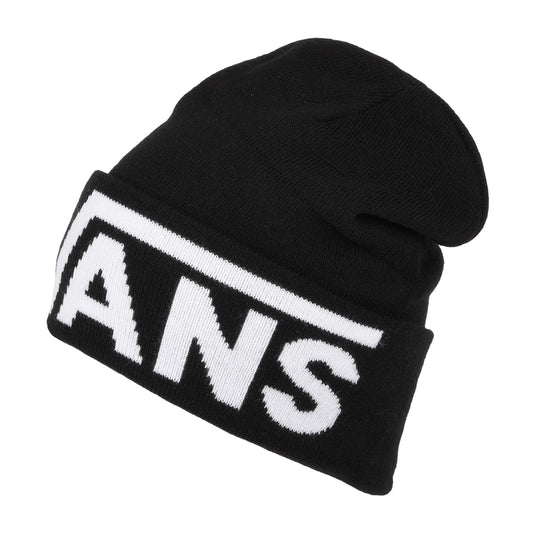 Gorro Beanie Drop V con vuelta de Vans - Negro