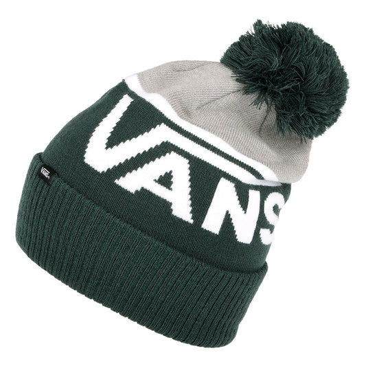 Gorro con pompón Stripe de Vans - Verde-Gris