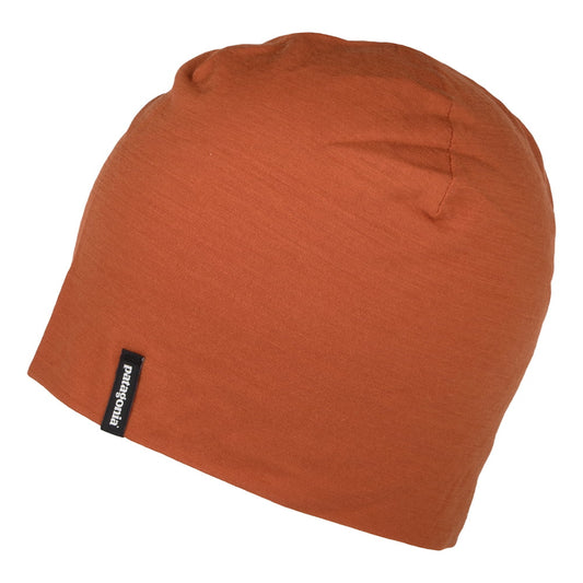 Gorro Beanie Overlook de mezcla de lana merino de Patagonia - Rojo Óxido