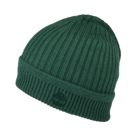 Gorro Beanie punto acanalado de Timberland - Verde