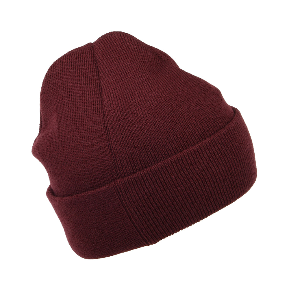 Gorro Beanie NE Pop Short con vuelta de New Era - Granate