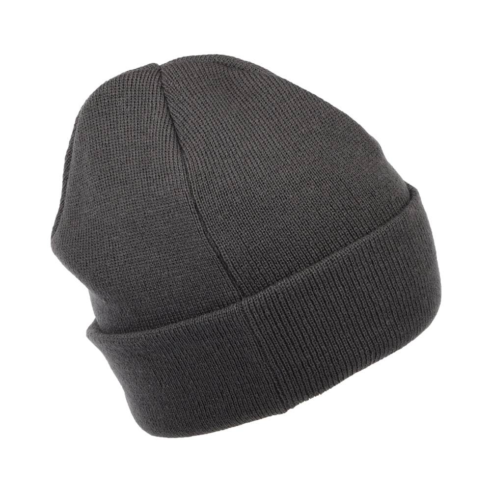 Gorro Beanie NE Pop Short con vuelta de New Era - Grafito