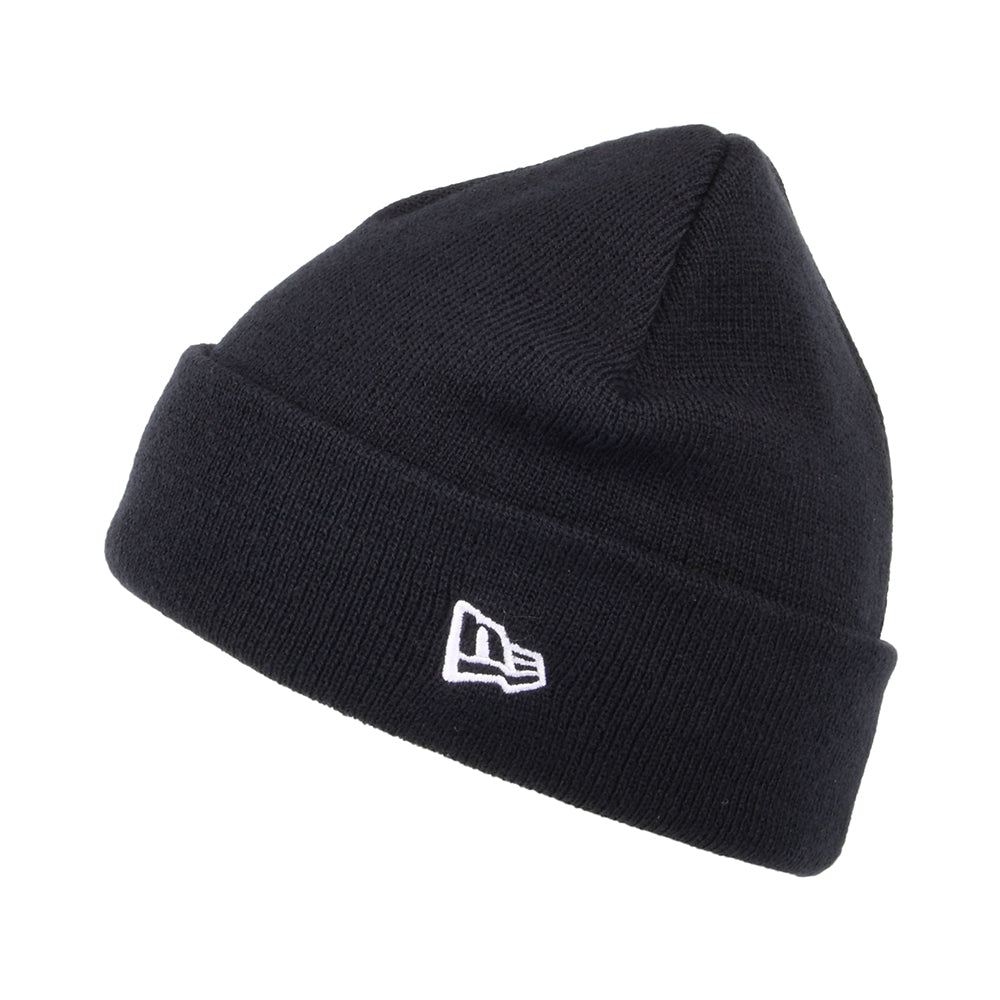 Gorro Beanie NE Pop Short con vuelta de New Era - Azul Marino