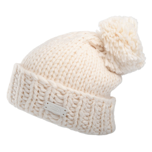 Gorro con pompón City Coziest de The North Face - Blanco