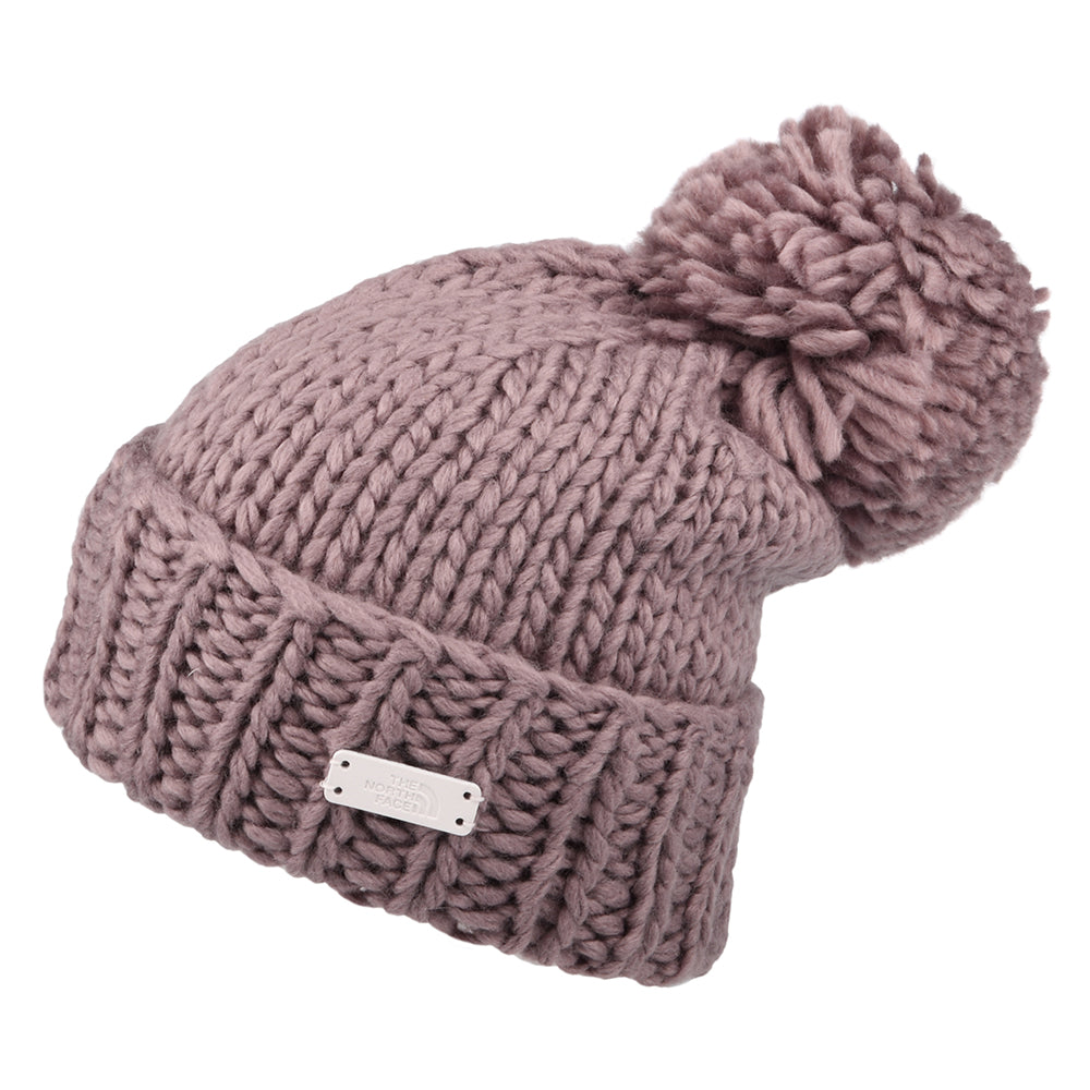 Gorro con pompón City Coziest de The North Face - Malva
