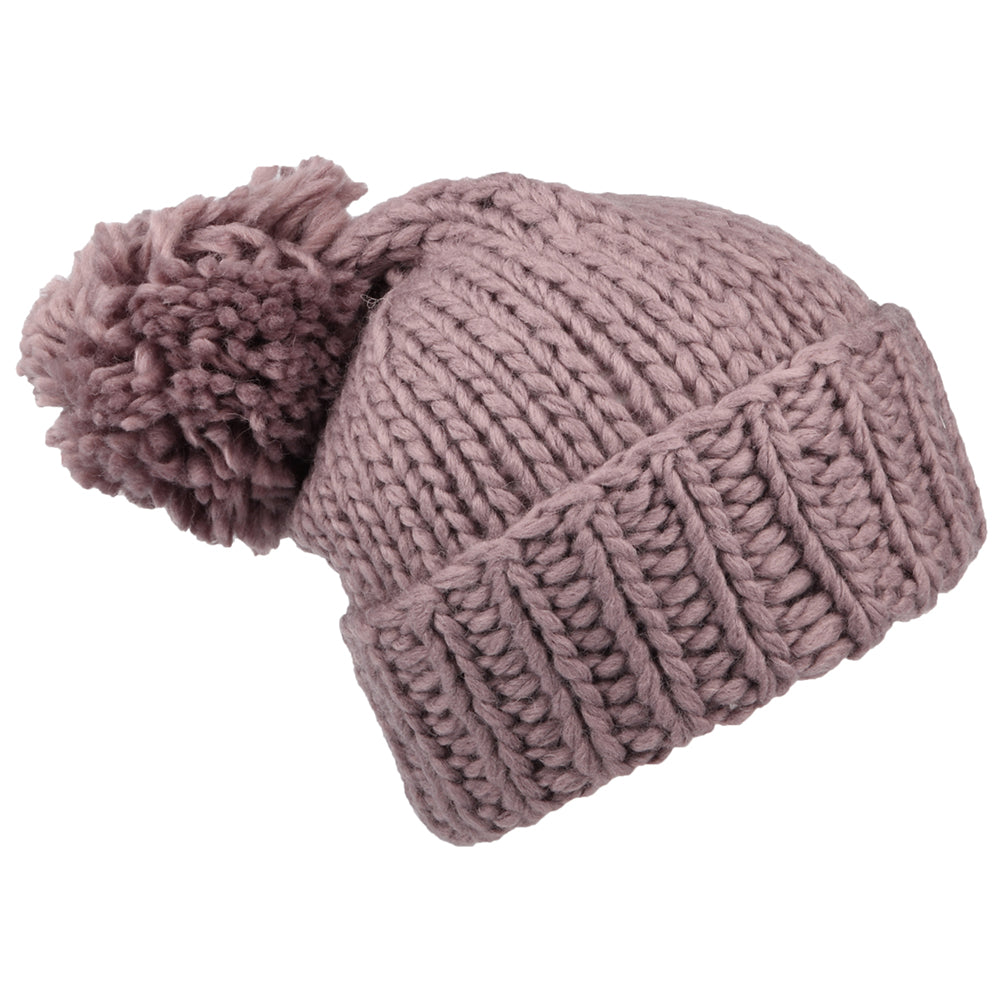 Gorro con pompón City Coziest de The North Face - Malva