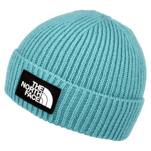 Gorro TNF Logo Box con vuelta de The North Face - Azul