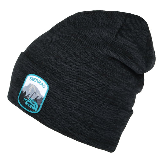 Gorro Beanie Embroidered Earthscape de The North Face - Negro Jaspeado