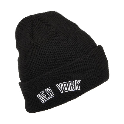 Gorro Beanie con vuelta MLB Pop Outline New York Yankees de New Era - Negro