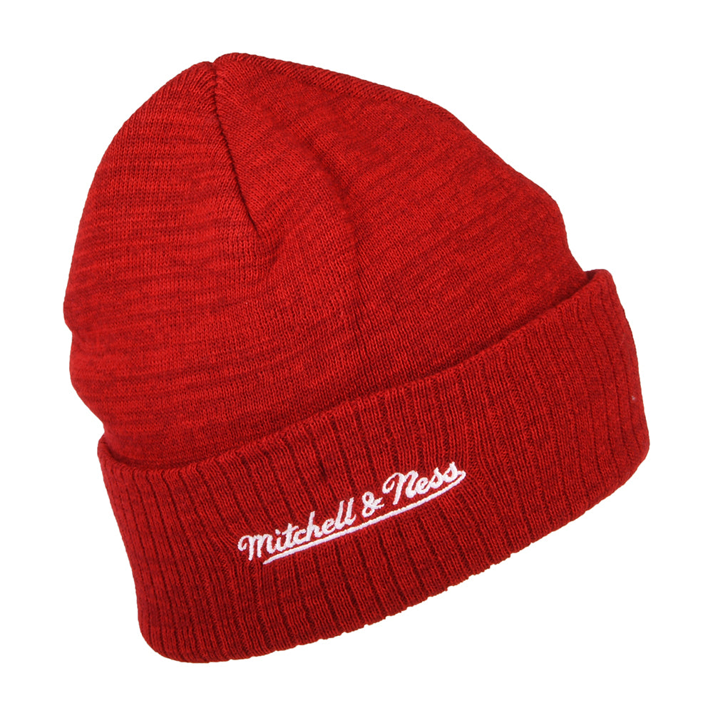 Gorro Beanie NBA Fandom Knit HWC Chicago Bulls de Mitchell & Ness - Rojo