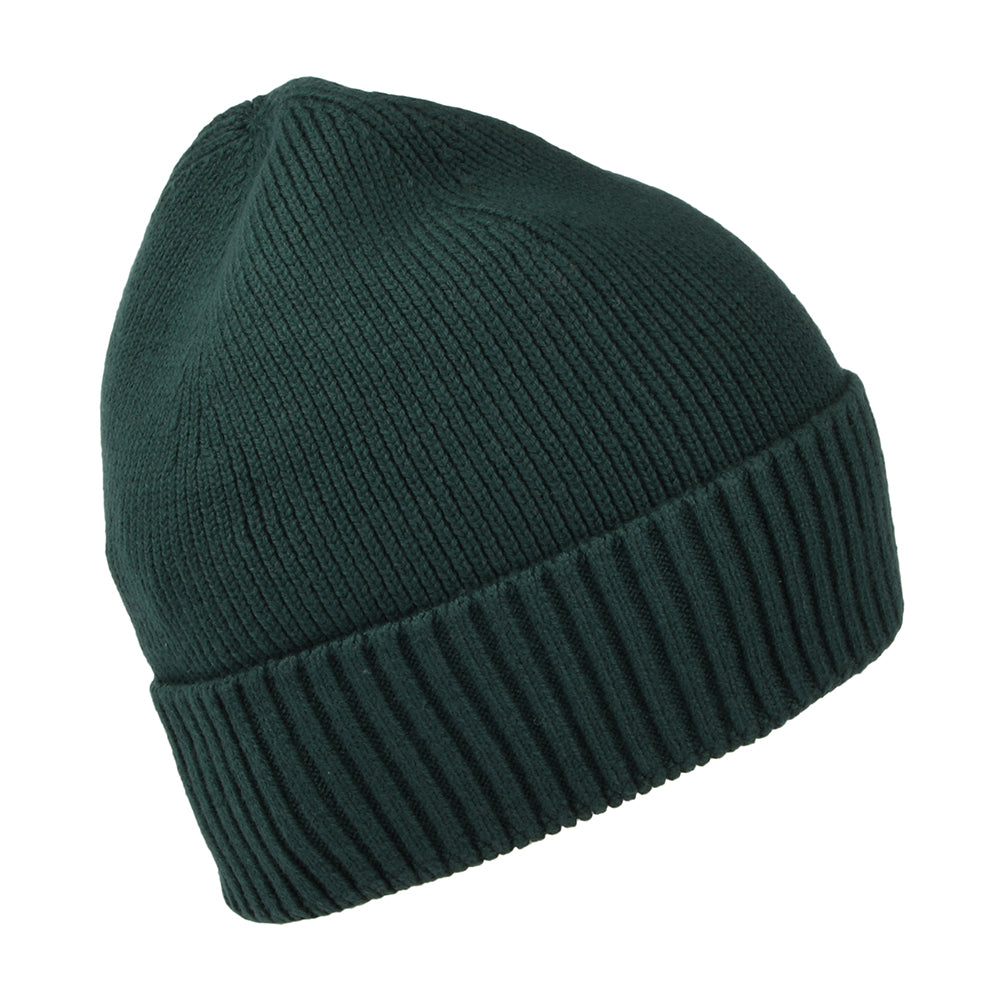 Gorro Beanie Essential Flag de algodón y cachemira de Tommy Hilfiger - Bosque