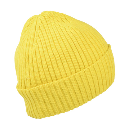 Gorro Beanie TJM Basic Rib de canalé de Tommy Hilfiger - Amarillo