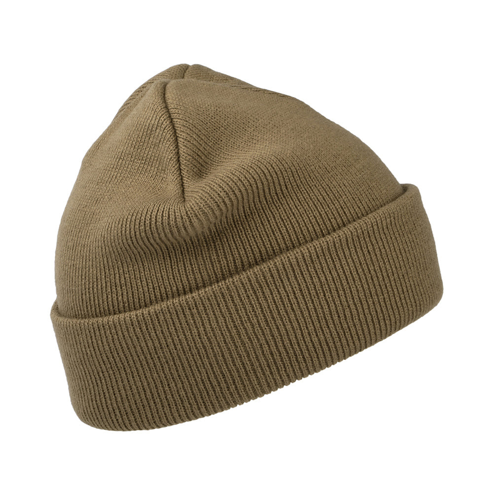 Gorro Beanie Stratus Short Watch de Carhartt WIP - Marrón Claro