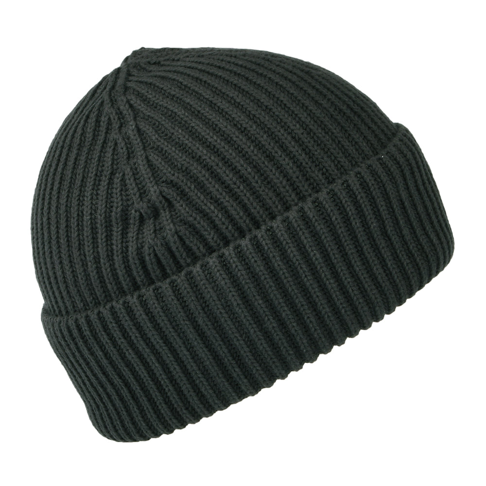 Gorro Beanie Burbank pescador de algodón orgánico de Carhartt WIP - Antracita