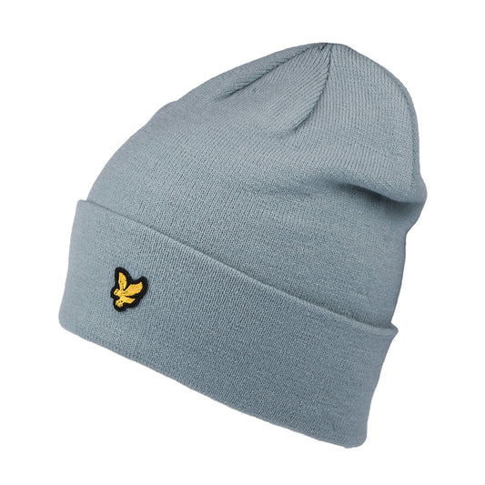Gorro Beanie Basic de Lyle & Scott - Azul Grisáceo