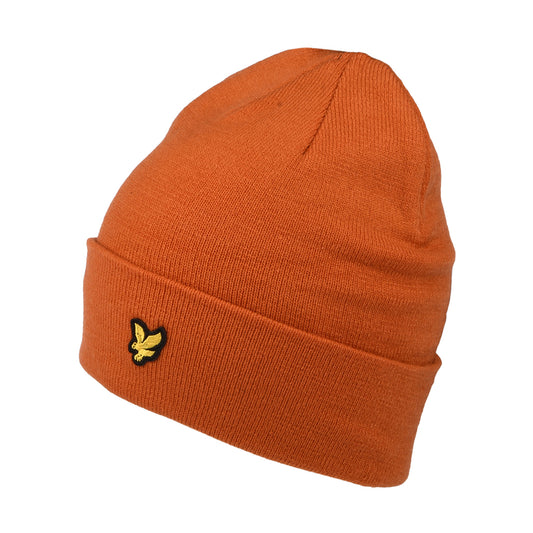 Gorro Beanie Basic de Lyle & Scott - Naranja