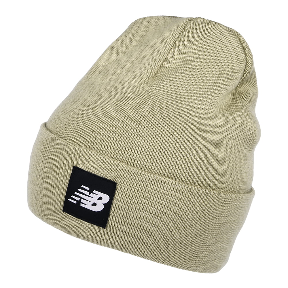 Gorro Beanie Flying NB tejido con vuelta de New Balance - Gris Topo
