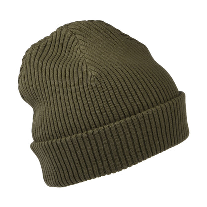 Gorro Beanie Larry con vuelta de algodón de Triumph Motorcycles - Kaki Oscuro
