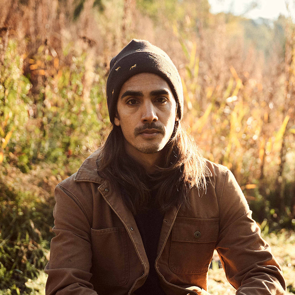 Gorro Beanie Vinson con vuelta zorro de Barts - Marrón Oscuro