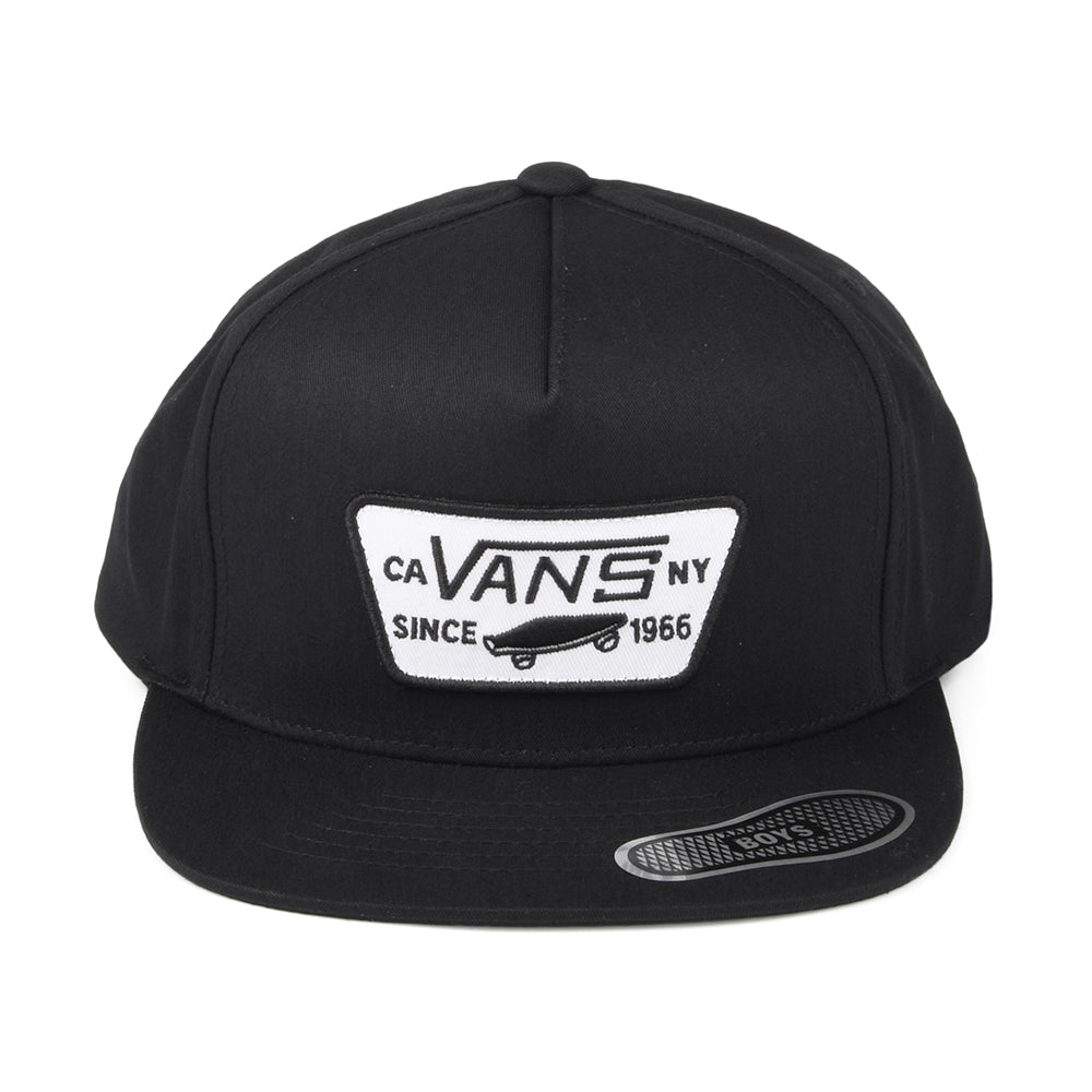 Gorra Snapback niños Full Patch de Vans - Negro